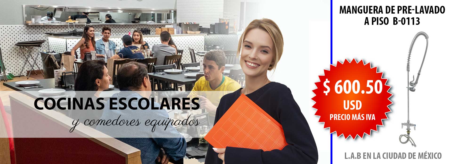 Mangueras de prelavado B-0113